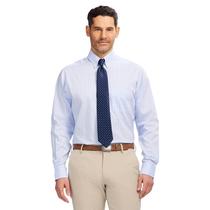 Camisa IZOD Vestido masculino Classic Fit Pinpoint Oxford Blue 18-18.5