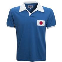 Camisa Japão 1950 Liga Retrô Azul G Camisa Japão 1950 Liga Retrô Azul G