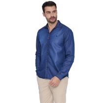 Camisa Jeans Amil Masculina Manga Longa Sem Bolso Sofisticada 1694 - Amil Luxo Camisa Jeans Amil Masculina Manga Longa Sem Bolso Sofisticada 1694 - Amil Luxo