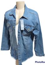 Camisa Jeans com elastano plussize