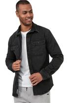 Camisa Jeans Hangar 33 Comfort Preto