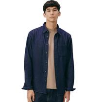 Camisa jeans hering manga longa masculino ref:herlz8p