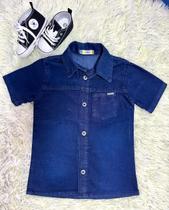 Camisa Jeans Menino Infantil com Bolso 02 ao 12 Anos Jeans Algodão veste muito bem. Camisa Jeans Menino Infantil com Bolso 02 ao 12 Anos Jeans Algodão veste muito bem.