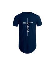Camisa Jesus Camiseta Longline Estampas Gospel Crista
