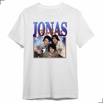 Camisa Jonas Brothers Algodão Festival Brasil Nick Joe Kevin - Asulb