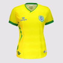 Camisa Junpe Ousadia FC I 2025 Feminina Logo Amarela