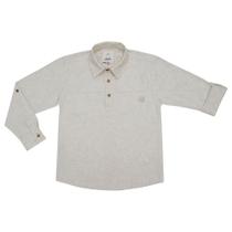 Camisa Juvenil Look Jeans Bata Bege Camisa Juvenil Look Jeans Bata Bege