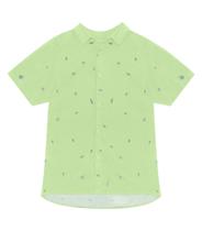 Camisa Juvenil Masculina Em Viscose Minty Verde