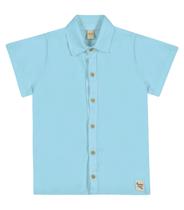 Camisa Juvenil Masculina Quadriculada Trick Nick Azul