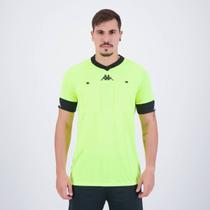Camisa Kappa Árbitro Verde-Limão