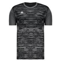 Camisa Kappa Jenner Treino Futebol - Preto+Cinza