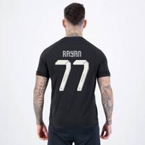 Camisa Kappa Vasco III 2024 77 Rayan Preta