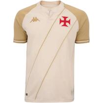 Camisa Kappa Vasco III Player 24/25 Infantil - Resposta Histórica - Bege Camisa Kappa Vasco III Player 24/25 Infantil - Resposta Histórica - Bege