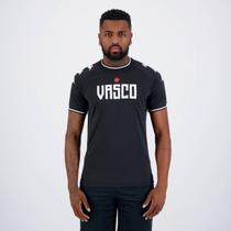 Camisa Kappa Vasco Supporter 2024 Preta