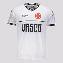Camisa Kappa Vasco Supporter Bicolor Branca