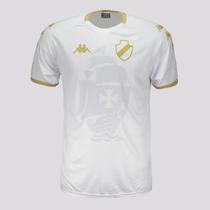 Camisa Kappa Vasco Supporter Branca e Dourada