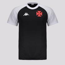 Camisa Kappa Vasco Supporter Graphik Duo Preta