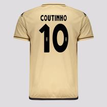 Camisa Kappa Vasco Supporter Shore Dourada 10 Coutinho Camisa Kappa Vasco Supporter Shore Dourada 10 Coutinho