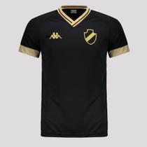 Camisa Kappa Vasco Supporter UP Preta e Dourada Camisa Kappa Vasco Supporter UP Preta e Dourada