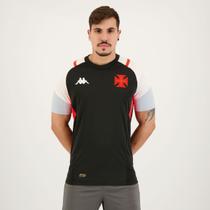 Camisa Kappa Vasco Treino Goleiro 2023 Preta