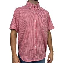 Camisa King Farm Manga Curta Xadrez