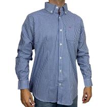 Camisa King Farm Manga Longa Xadrez