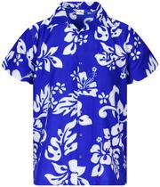 Camisa KING KAMEHA Floral-Vibes com estampa de hibisco Hawaii 4XL