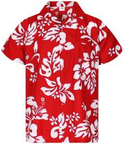 Camisa KING KAMEHA Floral-Vibes com estampa de hibisco Hawaii 5XL