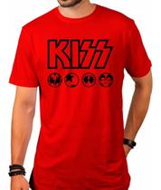 Camisa Kiss Banda Show Tour Rock Camiseta Masculina