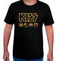Camisa Kiss Banda Show Tour Rock Camiseta Masculina