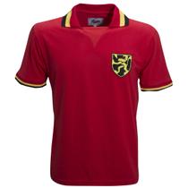 Camisa Liga Retrô Bélgica 1960 Masculino - Vermelho