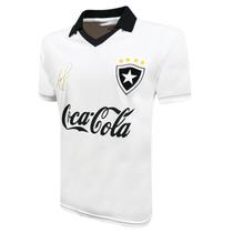 Camisa Liga Retrô Maurício Botafogo Branco Cola 1989