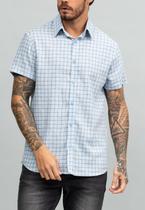 Camisa Linho M/C Xadrez
