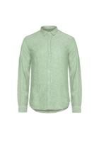 Camisa Linho Manga Longa Verde Camisa Linho Manga Longa Verde