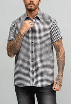 Camisa Linho Mini Xadrez M/C