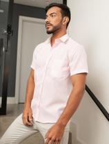Camisa Linho Misto Manga Curta Otima Qualidade Camisa Linho Misto Manga Curta Otima Qualidade