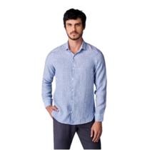 Camisa Linho Ml Richards Listrado-WDS99-20450-R-43 Camisa Linho Ml Richards Listrado-WDS99-20450-R-43
