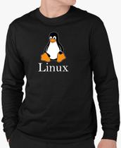 Camisa Linux Sistema Pinguim Informática Nerd Geek - DKING CREATIVE