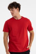 Camisa lisa vermelha