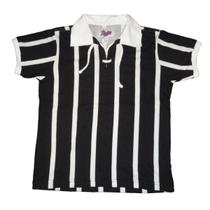 Camisa Listrada 77 Liga Retrô Infantil Preta e Branca 6