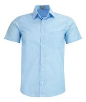 Camisa Listrada Masculina Manga Curta Amil Com Bolso 1840