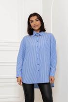 Camisa Listrada Tricoline