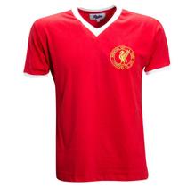 Camisa Liverpool 1977 Liga Retrô Vermelha gg