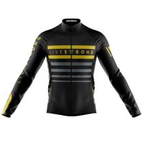 Camisa Livestrong Manga Longa Ciclismo Esportes Mtb Bicicleta Dry Fit