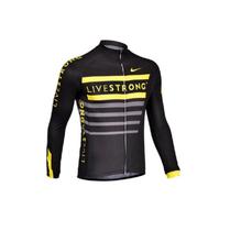 Camisa Livestrong Manga Longa Ciclismo Esportes Mtb Bicicleta Dry Fit
