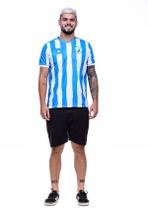 Camisa londrina brush masc. listrado