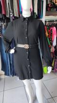 Camisa longa feminina black Camisa longa feminina black