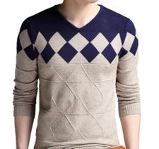 Camisa longa xadrez grossa