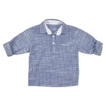 Camisa Look Jeans Bata Azul - AZUL - 02