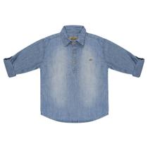 Camisa Look Jeans Bata Manga Longa Jeans - UNICA - 6
